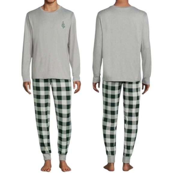 NEW JOLLY JAMMIES Men's Holiday Pajama Set Size Medium Christmas Loungewear - Picture 1 of 5